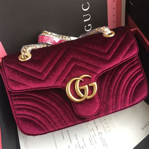 red velvet gucci belt bag|Gucci marmont velvet red.